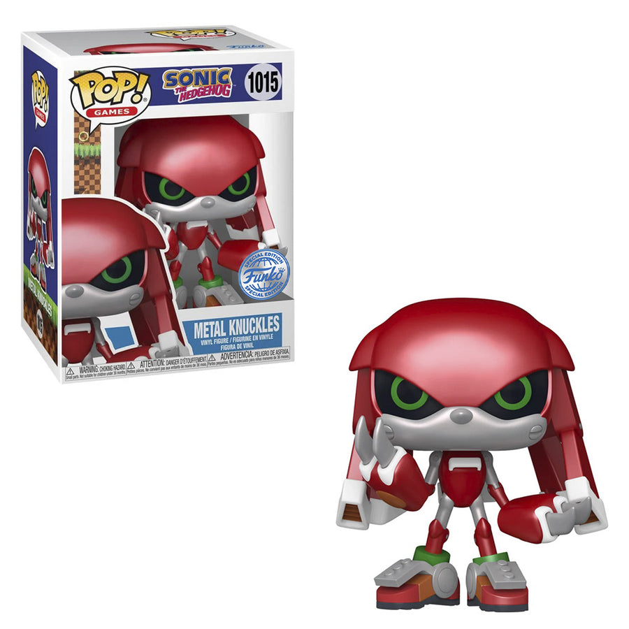 FUNKO POP GAMES SONIC THE HEDGEHOG NEW YORK COMIC CON 2024 - METAL KNUCKLES 1015 BRINDE