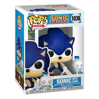 FUNKO POP GAMES SONIC THE HEDGEHOG - SONIC WITH CHAO 1036