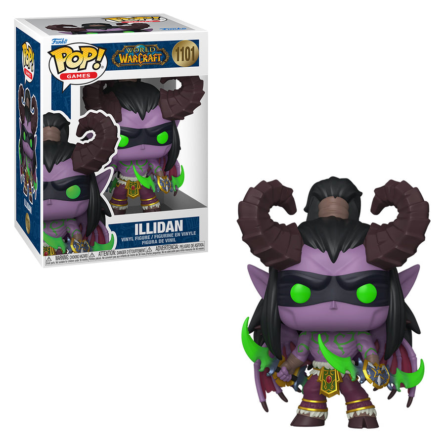 FUNKO POP GAMES WORLD OF WACRAFT - ILLIDAN 1101 BRINDE