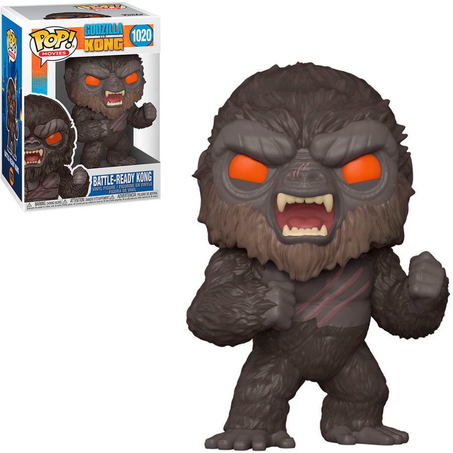 FUNKO POP GODZILLA VS KONG - BATTLE-READY KONG 1020 BRINDE