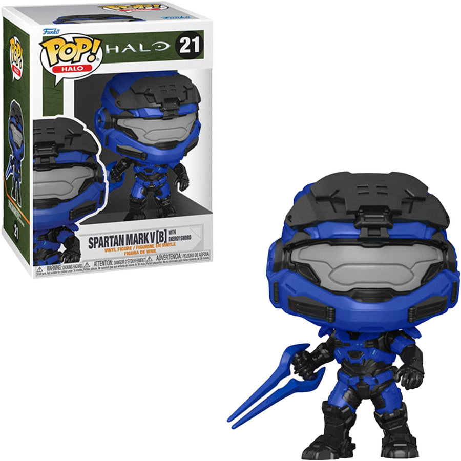 FUNKO POP HALO - SPARTAN MARK V[B] WITH ENERGY SWORD 21