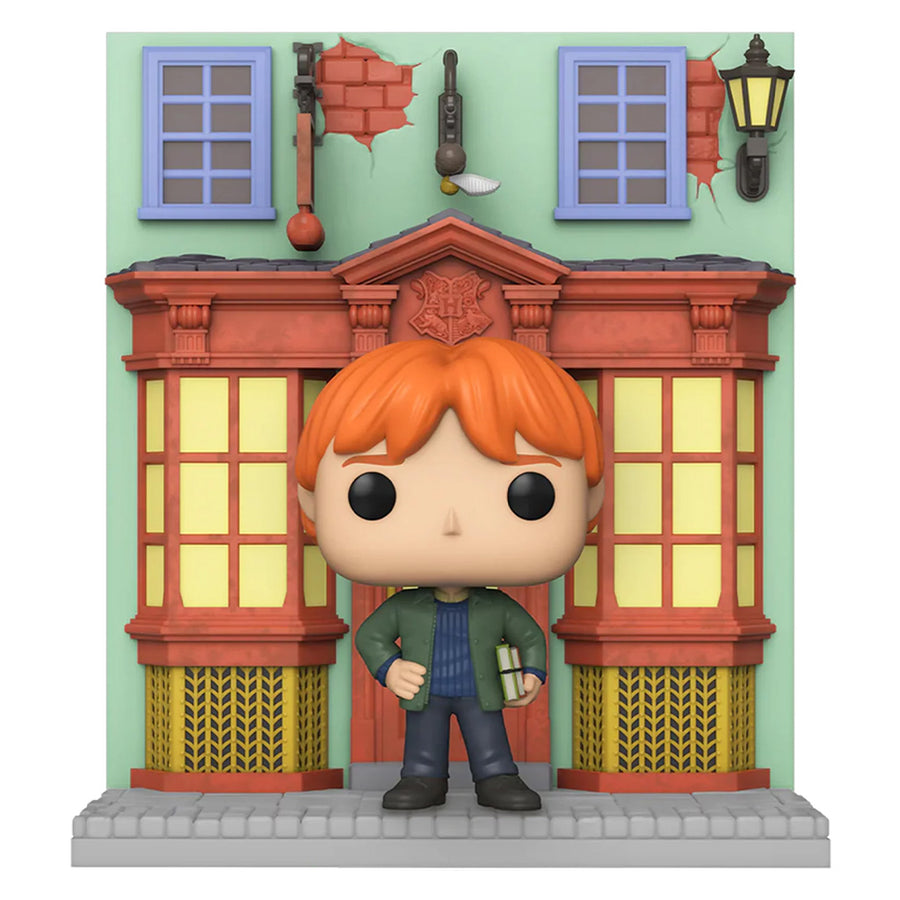 FUNKO POP HARRY POTTER - RON WEASLEY WITH QUALITY QUIDDITCH SUPPLIES 142 (DELUXE)