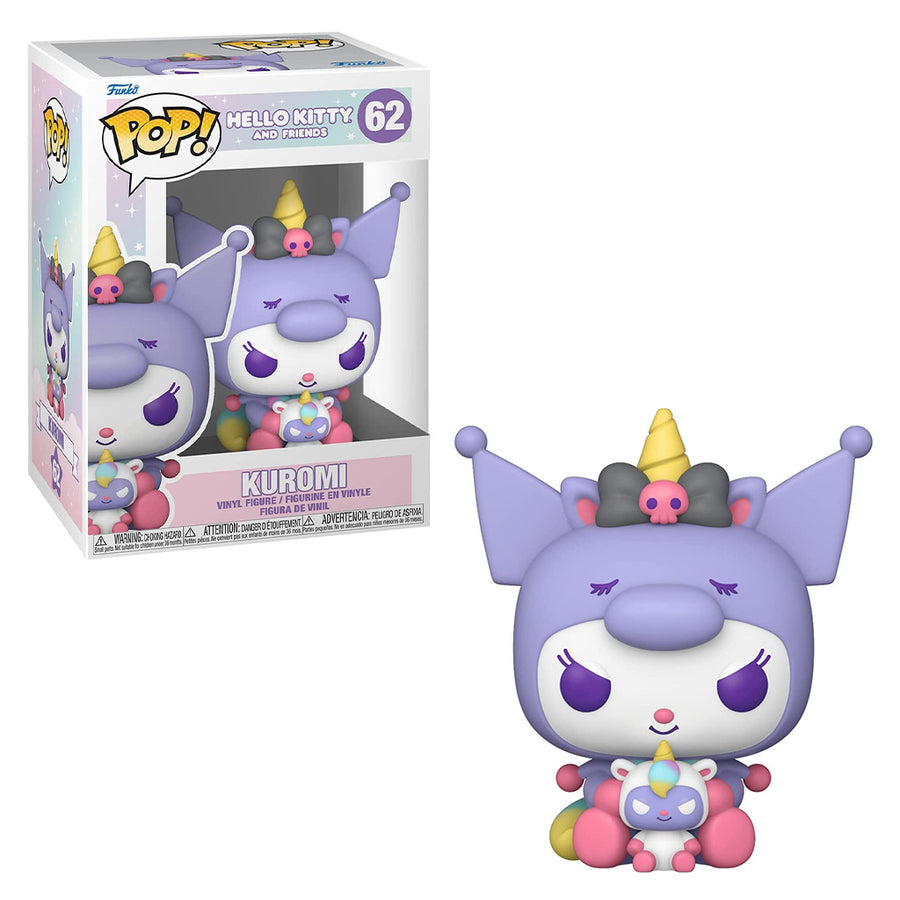 FUNKO POP HELLO KITTY AND FRIENDS - KUROMI 62 BRINDE