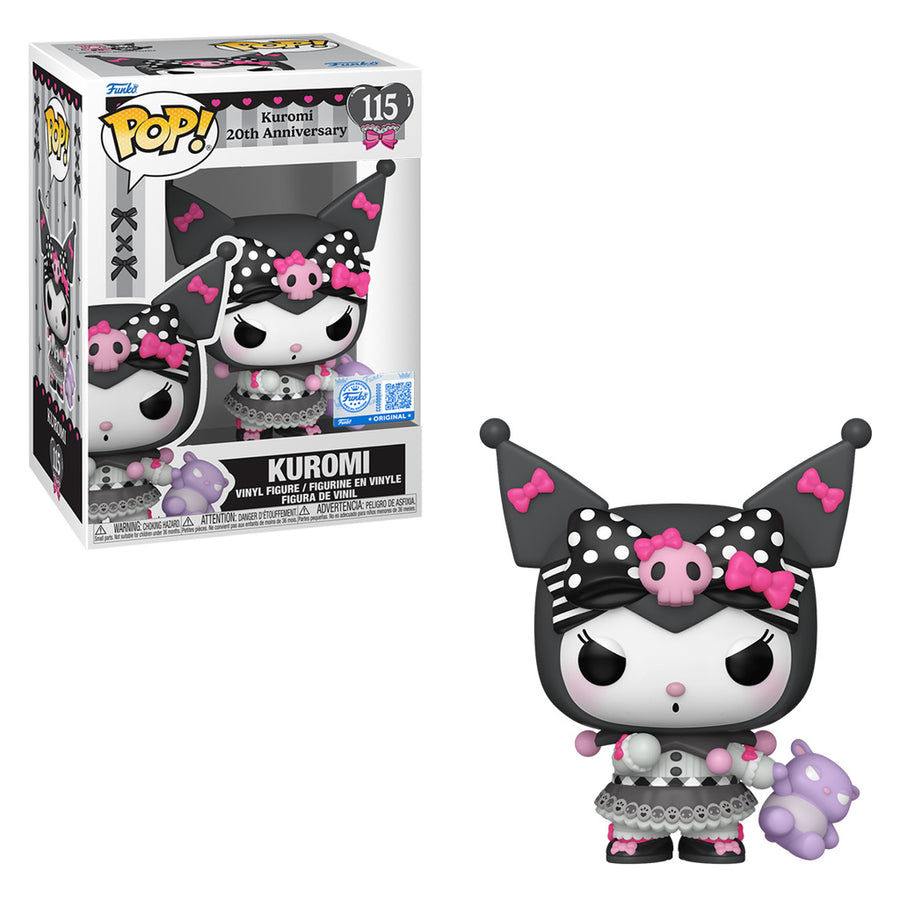 FUNKO POP HELLO KITTY: KUROMI 20TH ANNIVERSARY EXCLUSIVE - KUROMI 115 BRINDE