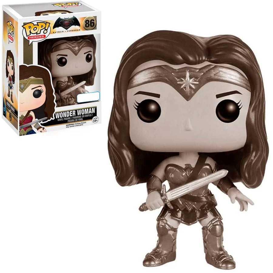 FUNKO POP HEROES BATMAN V SUPERMAN EXCLUSIVE - WONDER WOMAN (SEPIA TONE) 86 BRINDE