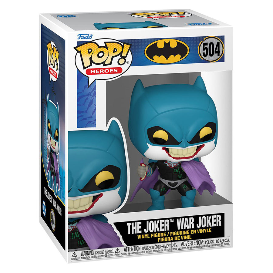 FUNKO POP HEROES BATMAN WARZONE - THE JOKER, WAR JOKER 504