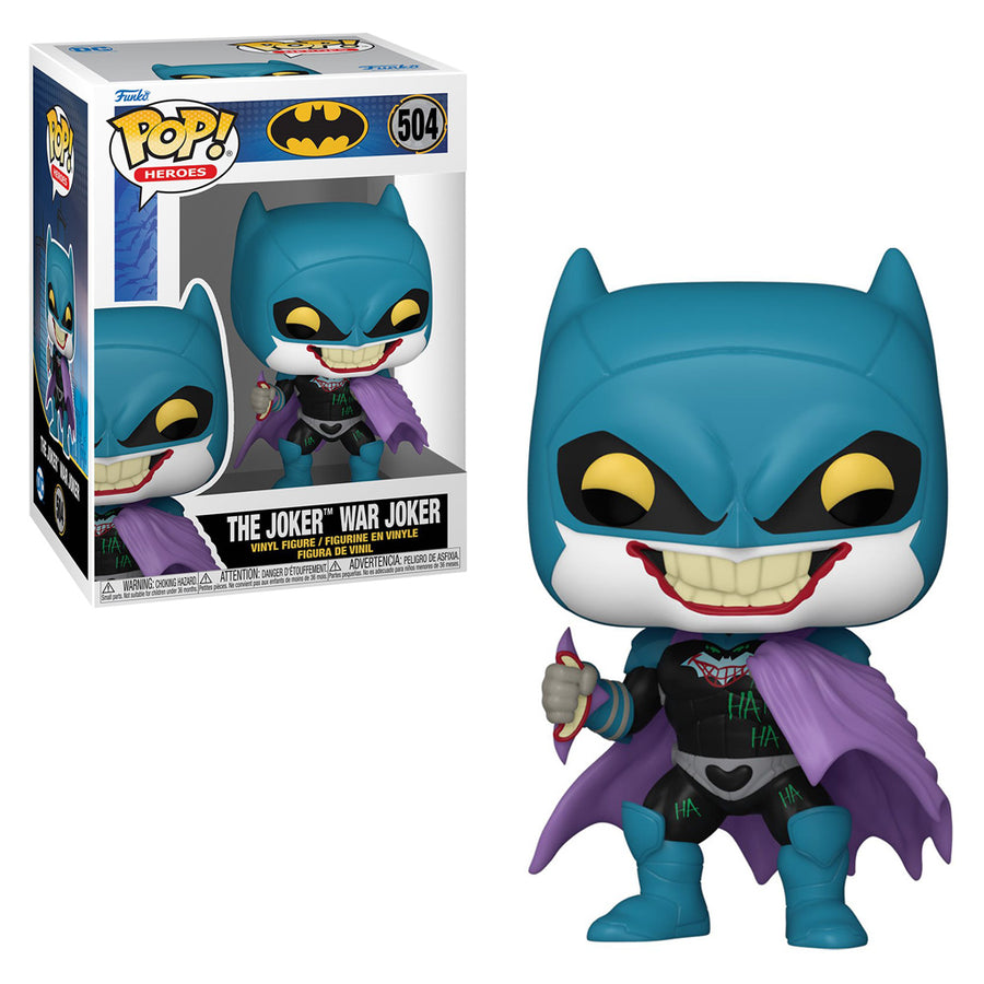 FUNKO POP HEROES BATMAN WARZONE - THE JOKER, WAR JOKER 504