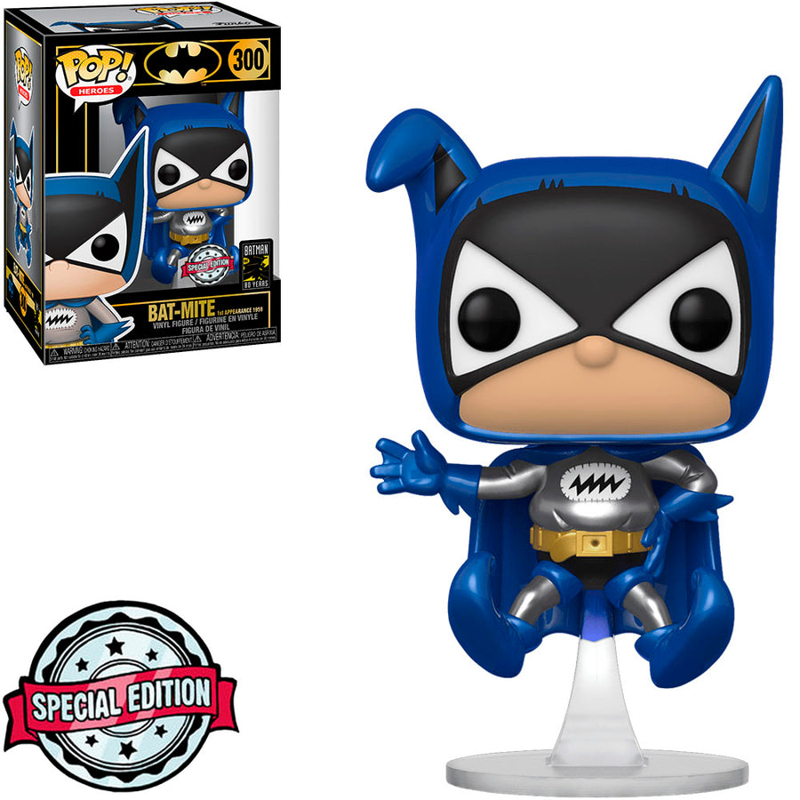 FUNKO POP HEROES DC BATMAN 80 YEARS EXCLUSIVE - BAT-MITE METALLIC (FIRST APPEARANCE 1959) 300 BRINDE