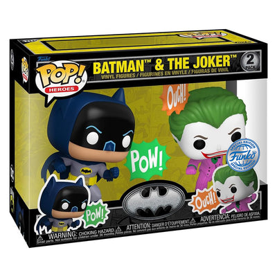 FUNKO POP HEROES DC BATMAN 85TH ANNIVERSARY EXCLUSIVE - BATMAN & THE JOKER