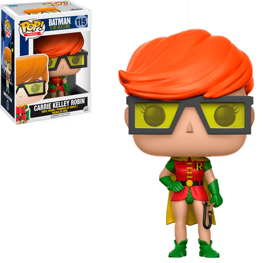 FUNKO POP HEROES DC BATMAN THE DARK KNIGHT RETURNS EXCLUSIVE - CARRIE KELLEY ROBIN 115 BRINDE