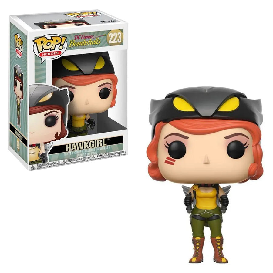 FUNKO POP HEROES DC COMICS BOMBSHELLS 2 - HAWKGIRL 223 BRINDE
