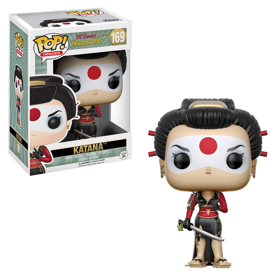 FUNKO POP HEROES DC COMICS BOMBSHELLS - KATANA 169 BRINDE