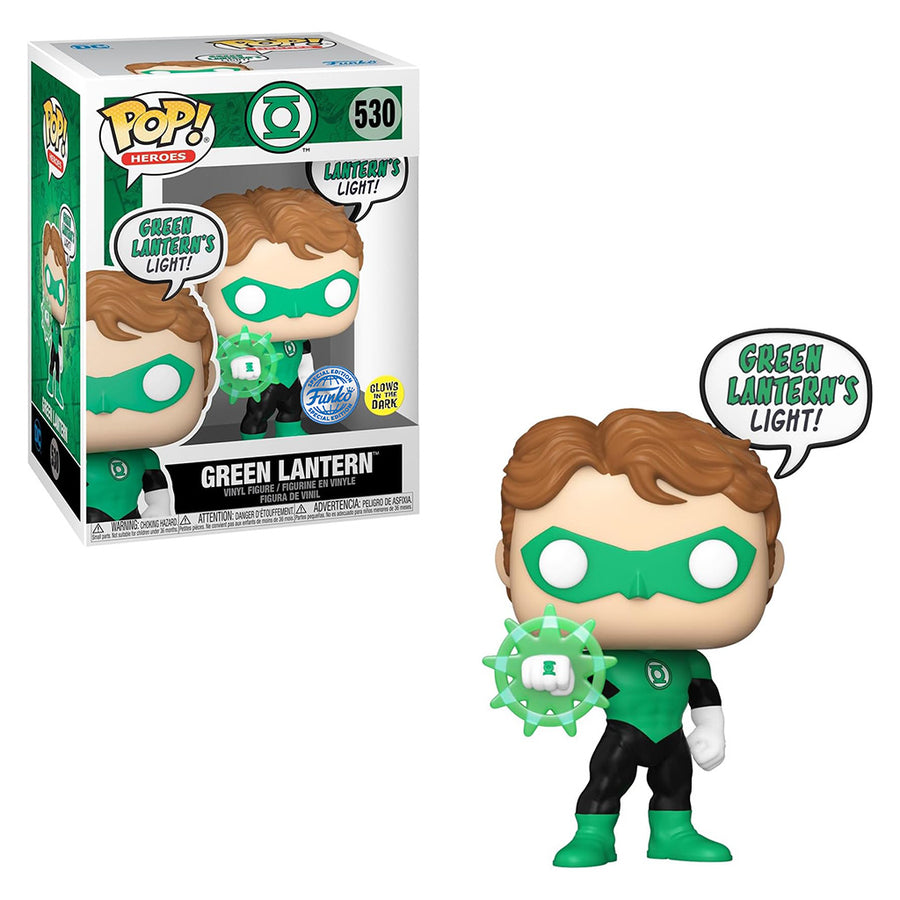 FUNKO POP HEROES DC COMICS - GREEN LANTERN 530 (GLOWS IN THE DARK) BRINDE