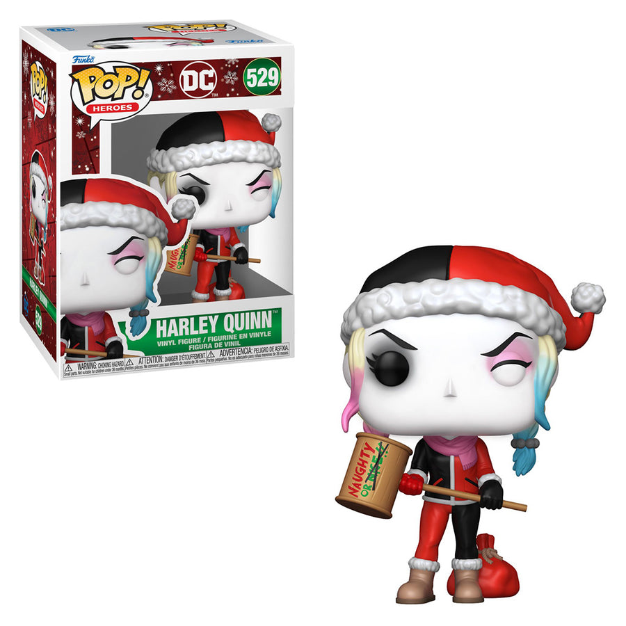 FUNKO POP HEROES DC COMICS HOLIDAY - HARLEY QUINN 529 BRINDE