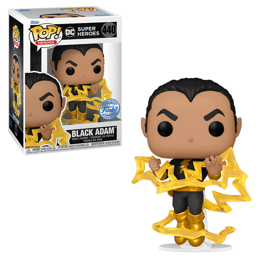 FUNKO POP HEROES DC EXCLUSIVE - BLACK ADAM 440 BRINDE