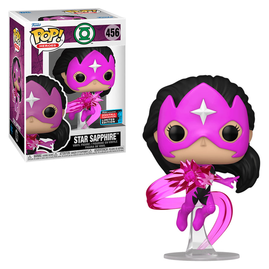 FUNKO POP HEROES DC GREEN LANTERN NY FALL CONVENTION 2022 - STAR SAPPHIRE 456 BRINDE