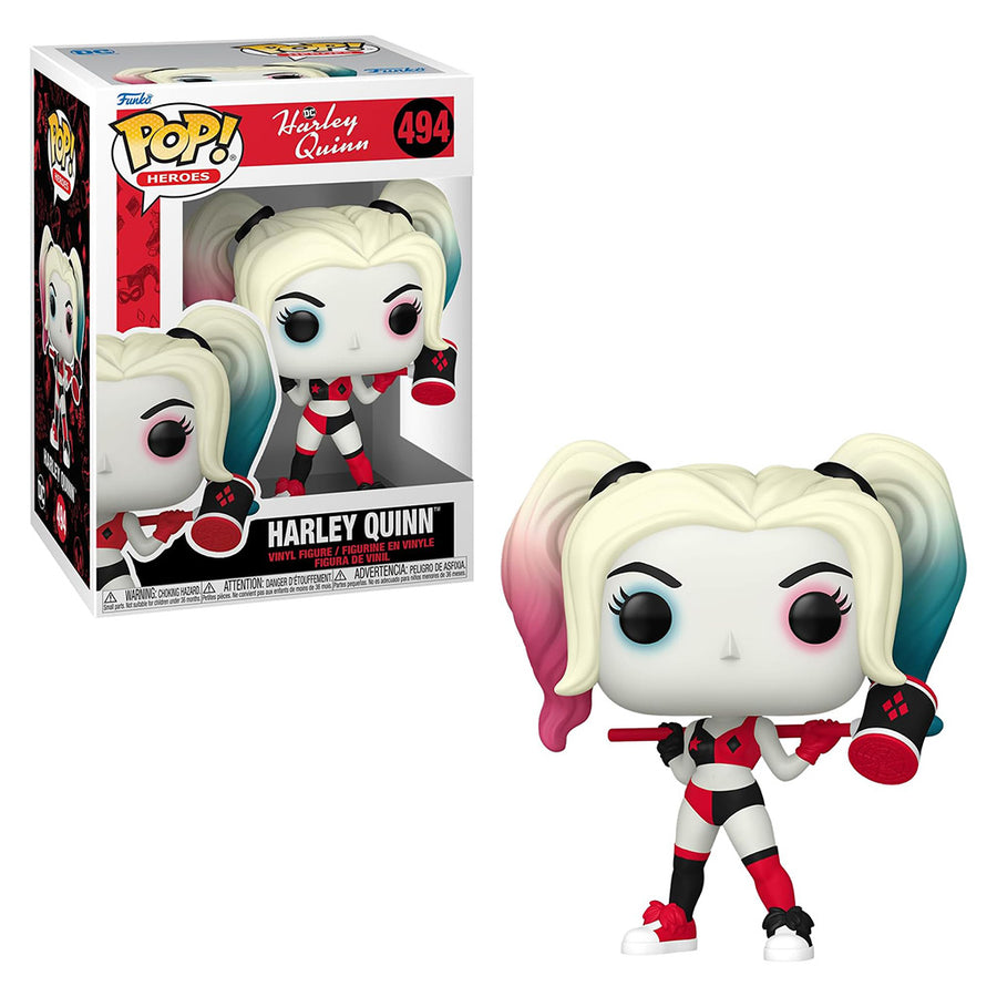 FUNKO POP HEROES DC HARLEY QUINN 494 BRINDE