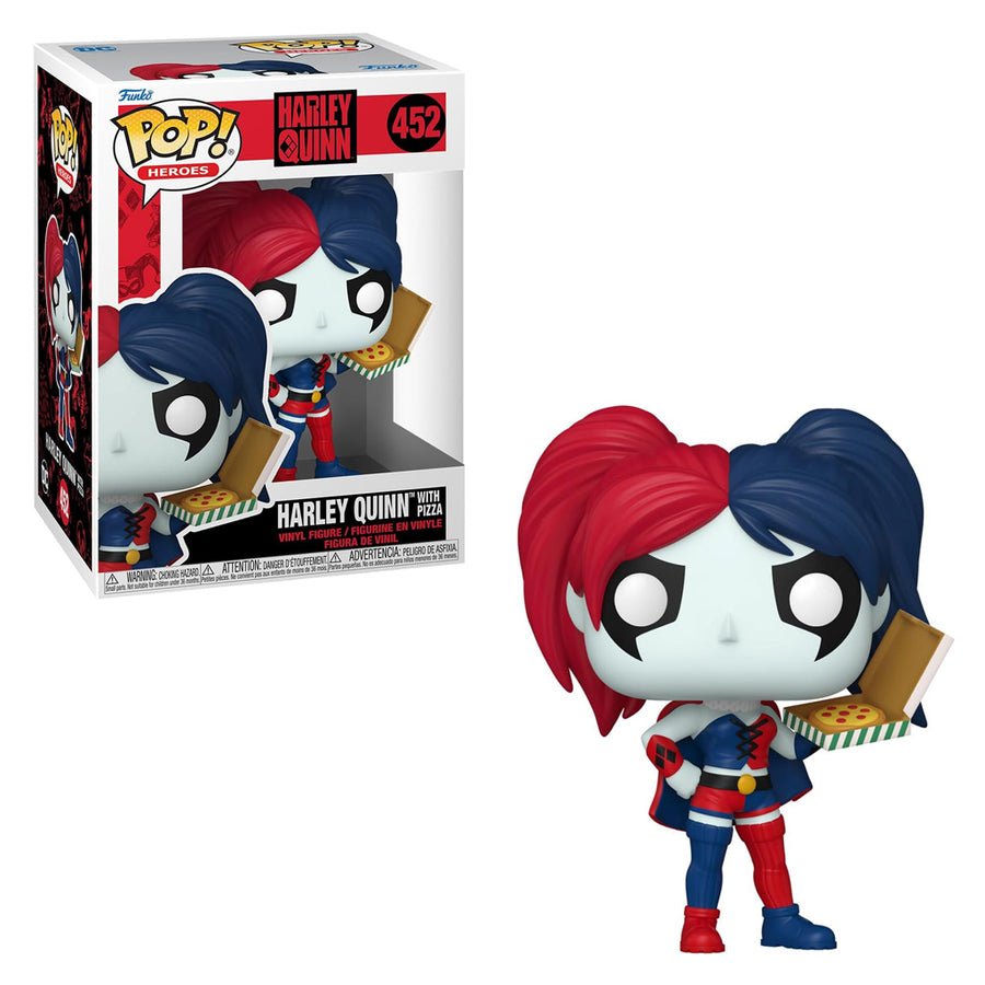 FUNKO POP HEROES: DC - HARLEY QUINN WITH PIZZA 452