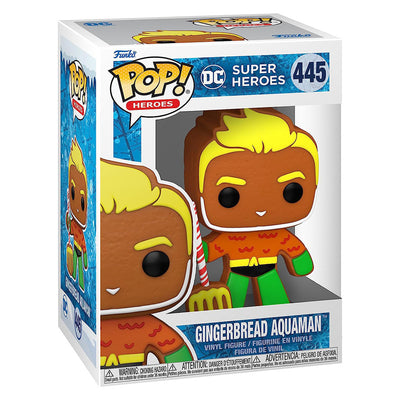 FUNKO POP HEROES DC HOLIDAY - GINGERBREAD AQUAMAN 445