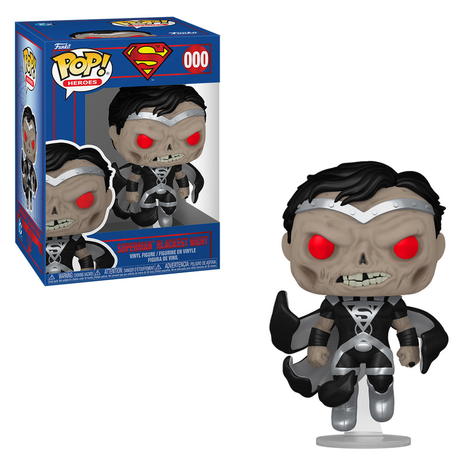 FUNKO POP HEROES DC SUPERMAN - SUPERMAN BLACKEST NIGHT 000 BRINDE
