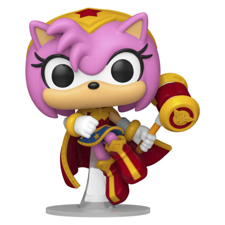 FUNKO POP HEROES DC X SONIC THE HEDGEHOG EXCLUSIVE - AMY AS WONDER WOMAN 595