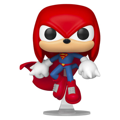 FUNKO POP HEROES DC X SONIC THE HEDGEHOG EXCLUSIVE - KNUCKLES AS SUPERMAN 596