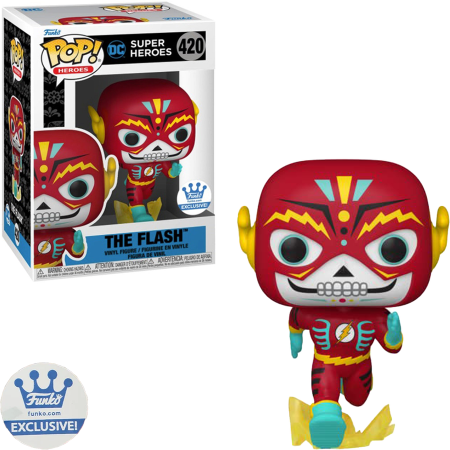 FUNKO POP HEROES DIA DE LOS DC EXCLUSIVE - THE FLASH 420 BRINDE