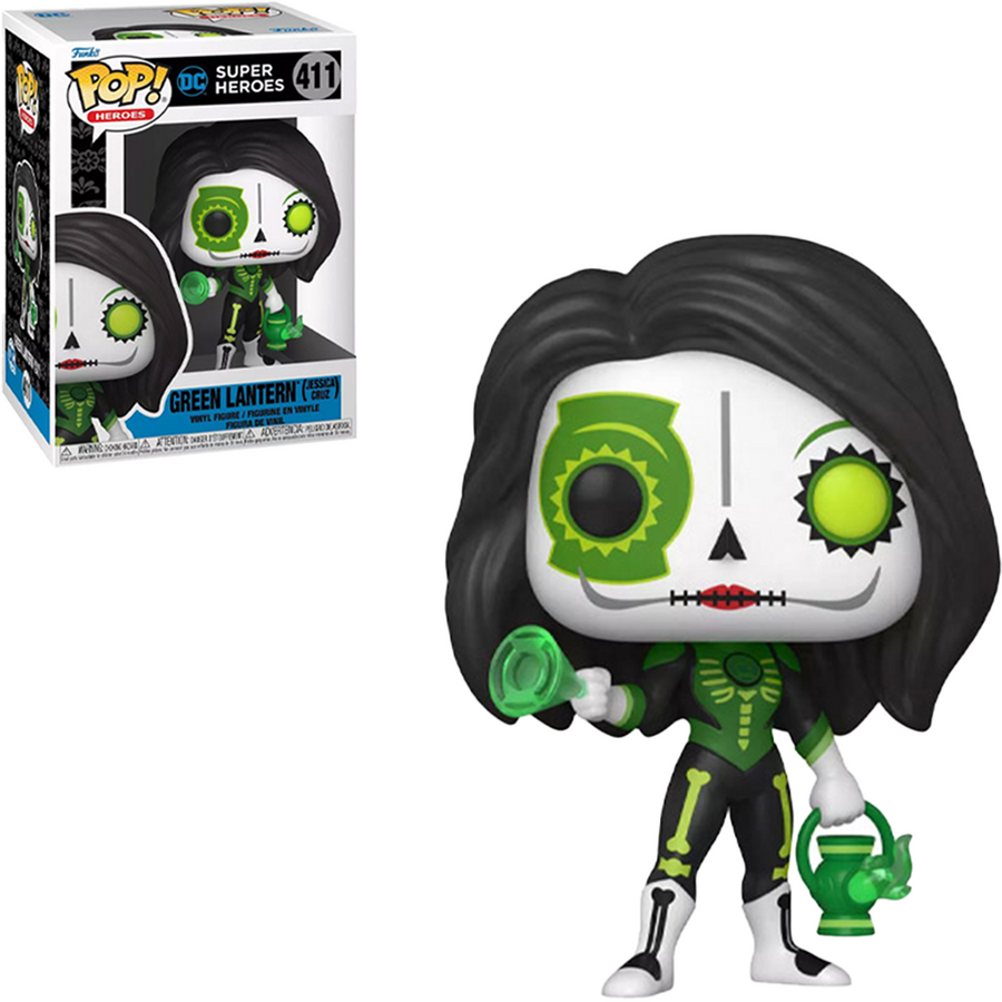 FUNKO POP HEROES DIA DE LOS DC - GREEN LANTERN (JESSICA CRUZ) 411 BRINDE