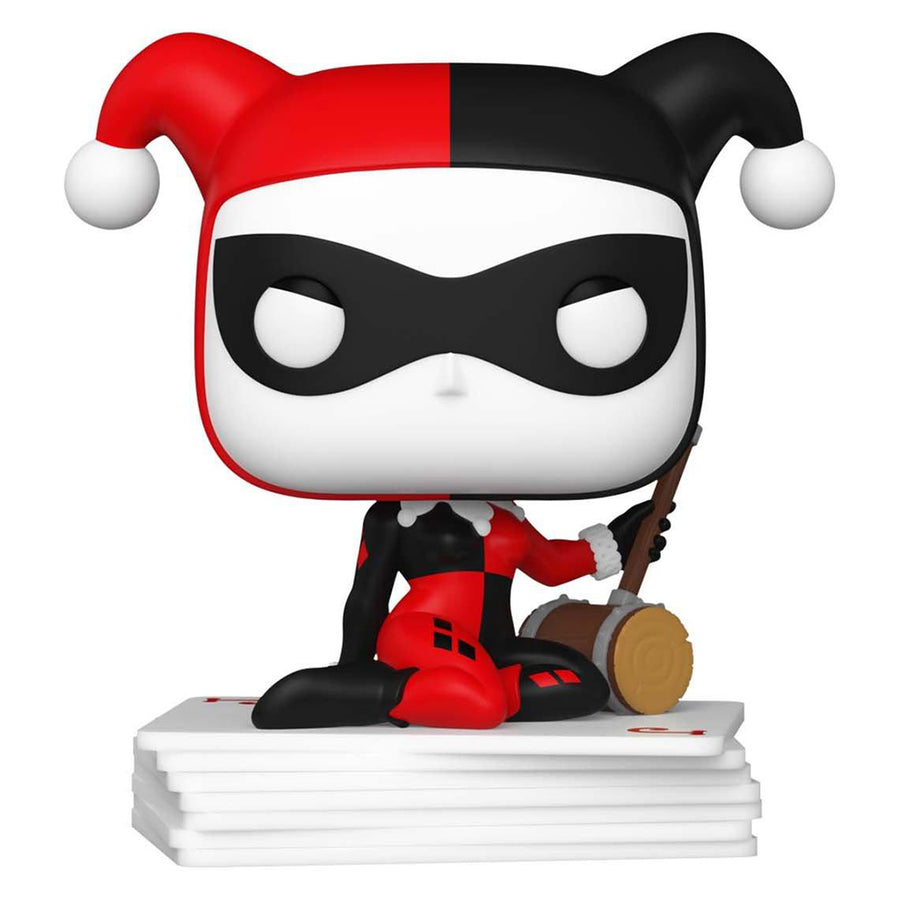 FUNKO POP HEROES HARLEY 30TH EXCLUSIVE - HARLEY QUINN WITH CARDS 454