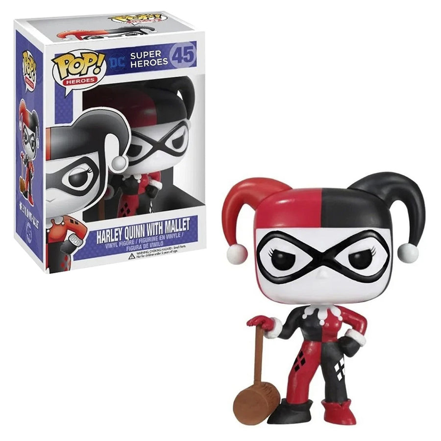 FUNKO POP HEROES HARLEY QUINN - WITH MALLET 45 BRINDE