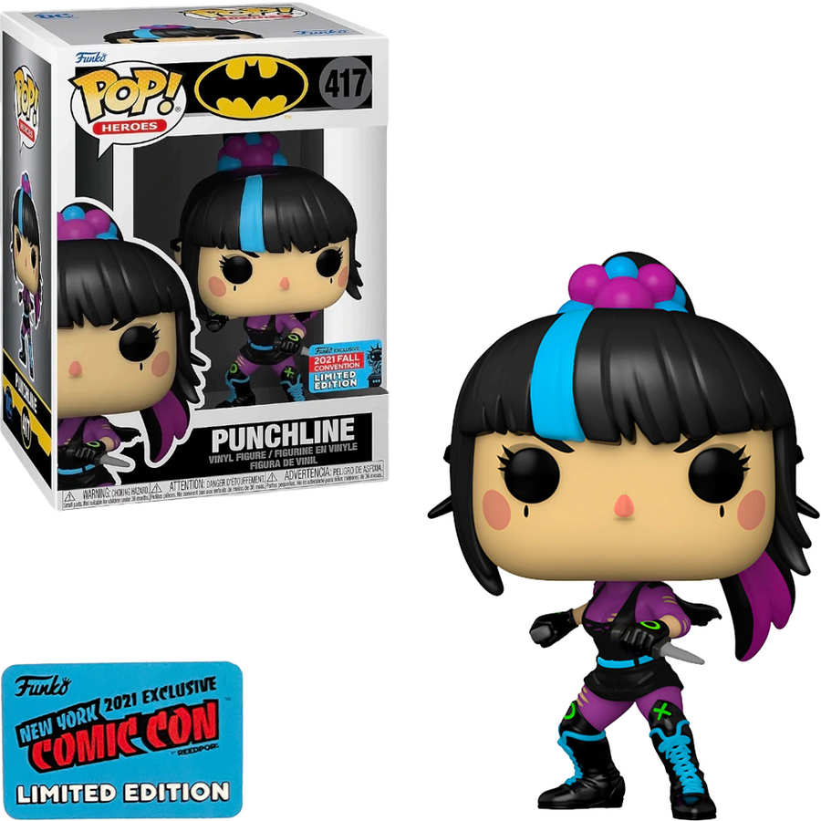 FUNKO POP HEROES NYCC 2021 EXCLUSIVE - PUNCHLINE 417 BRINDE