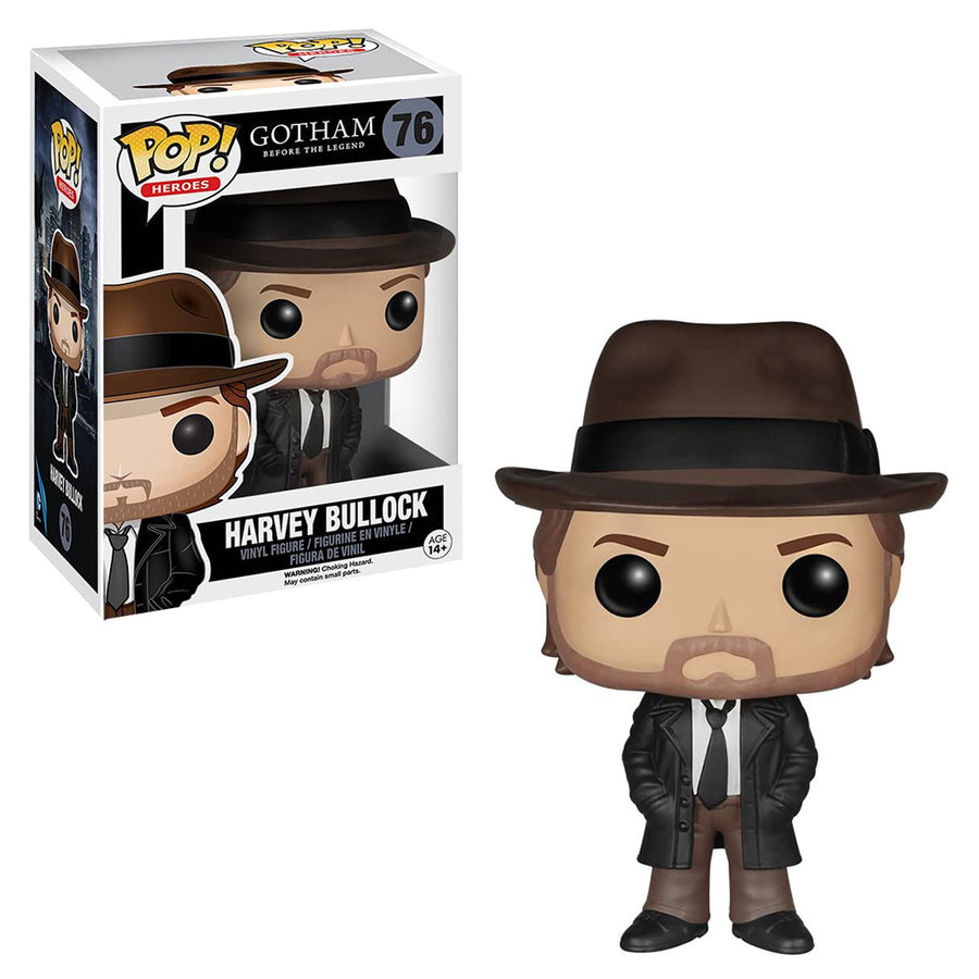 FUNKO POP HEROES TELEVISION GOTHAM - HARVEY BULLOCK 76 BRINDE
