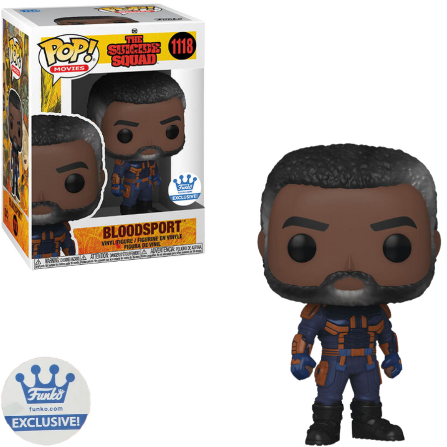 FUNKO POP HEROES THE SUICIDE SQUAD EXCLUSIVE - BLOODSPORT 1118 BRINDE