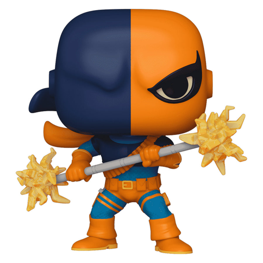 FUNKO POP HEROES WARNER BROS. 100TH EXCLUSIVE - DEATHSTROKE WIHT BO STAFF 477