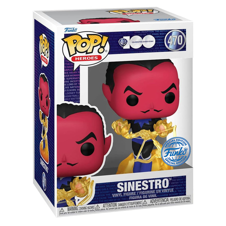 FUNKO POP HEROES WARNER BROSS 100TH EXCLUSIVE - SINESTRO 470