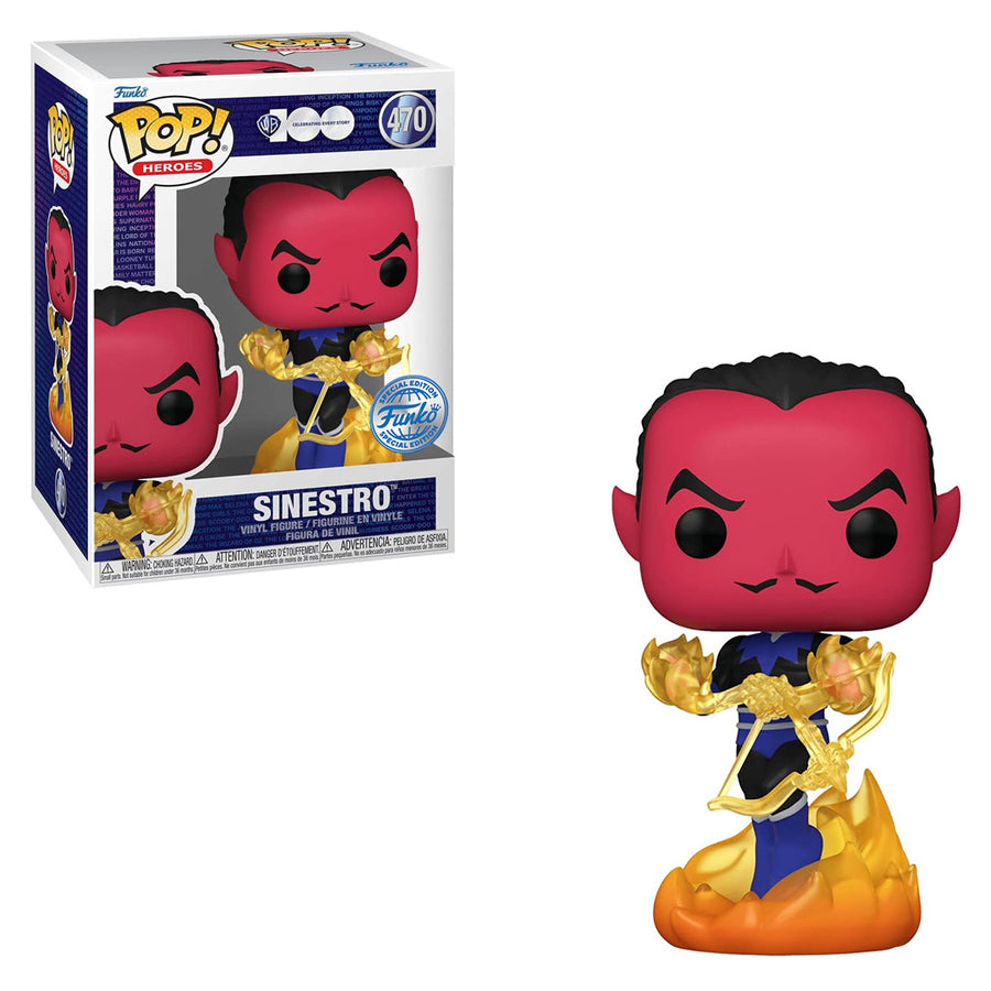 FUNKO POP HEROES WARNER BROSS 100TH EXCLUSIVE - SINESTRO 470 BRINDE
