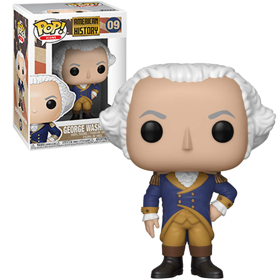 FUNKO POP ICONS AMERICAN HISTORY - GEORGE WASHINTON 09 BRINDE