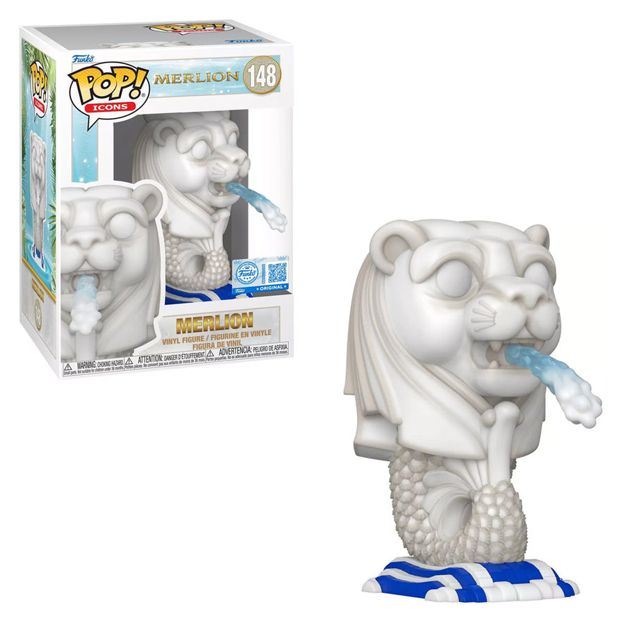 FUNKO POP ICONS MERLION EXCLUSIVE - MERLION 148 BRINDE