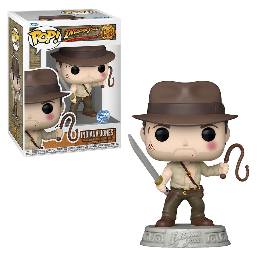 FUNKO POP INDIANA JONES EXCLUSIVE - INDIANA JONES 1369 BRINDE