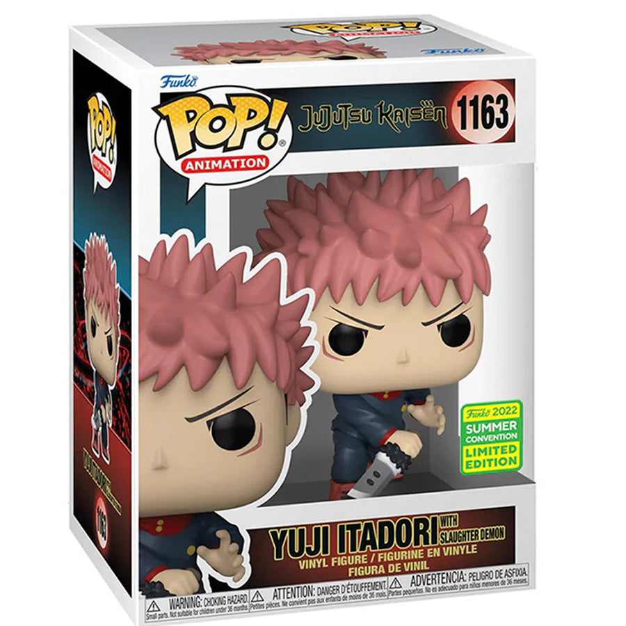 FUNKO POP JUJUTSU KAISEN - YUJI ITADORI W/SLAUGHTER DEMON 1163 (SDCC 2022)