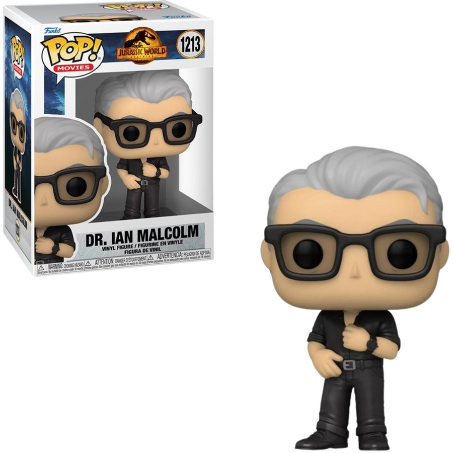 FUNKO POP JURASSIC WORLD DOMINION - DR IAN MALCOLM 1213 BRINDE
