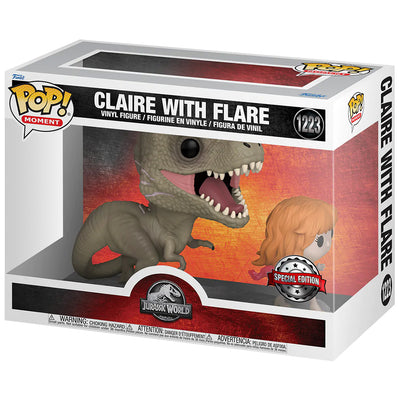 FUNKO POP JURASSIC WORLD DOMINION EXCLUSIVE - CLAIRE W/FLARE 1223