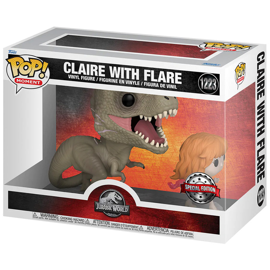 FUNKO POP JURASSIC WORLD DOMINION EXCLUSIVE - CLAIRE W/FLARE 1223