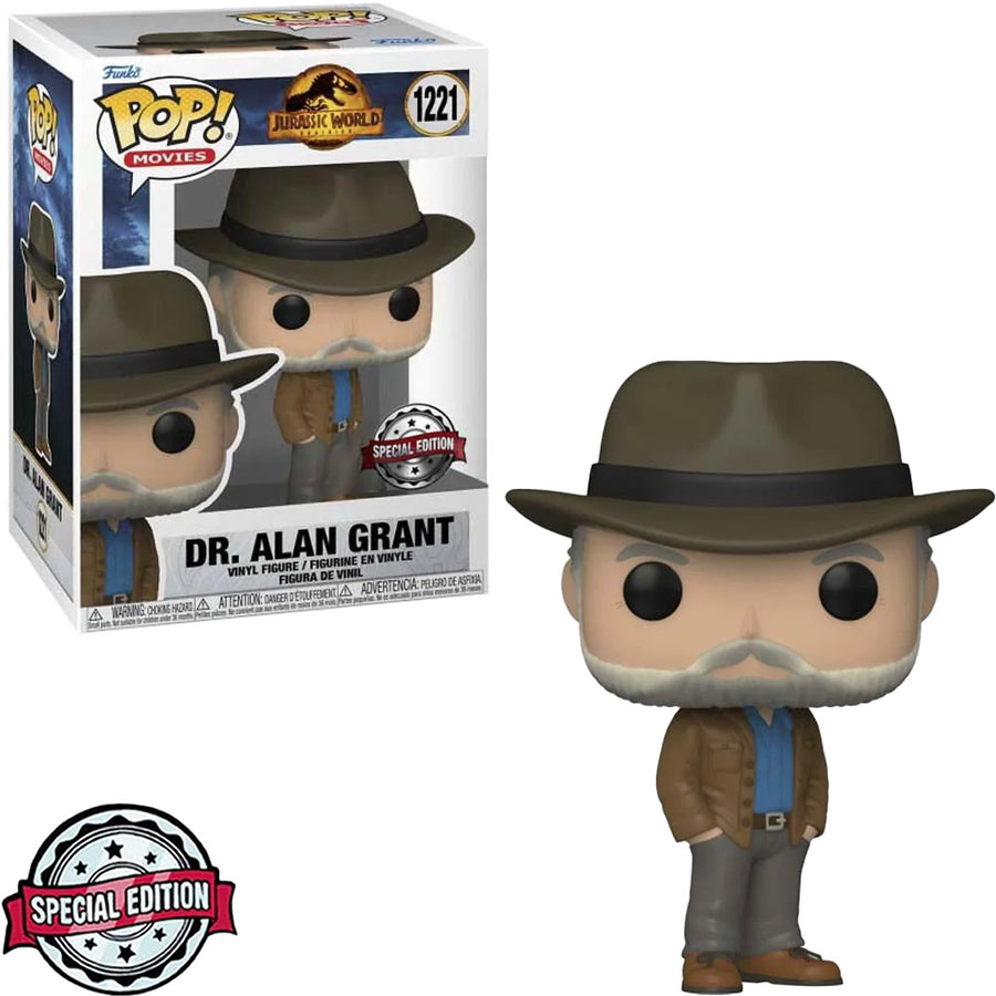 FUNKO POP JURASSIC WORLD DOMINION EXCLUSIVE - DR.ALAN GRANT 1221