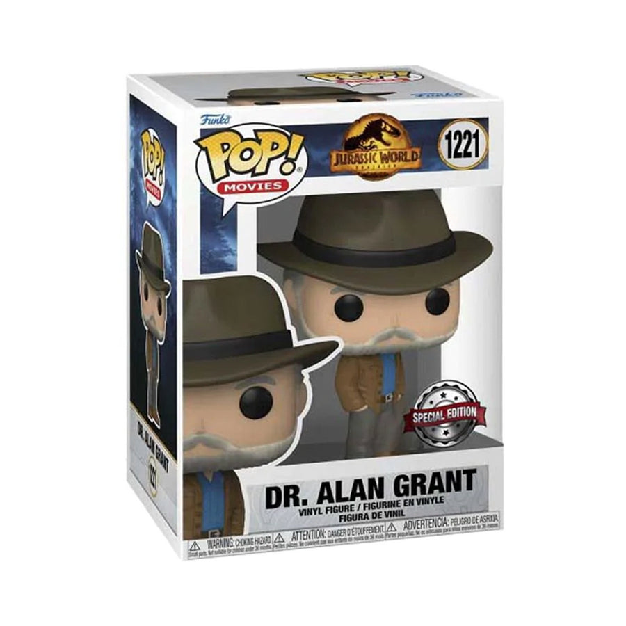 FUNKO POP JURASSIC WORLD DOMINION EXCLUSIVE - DR.ALAN GRANT 1221