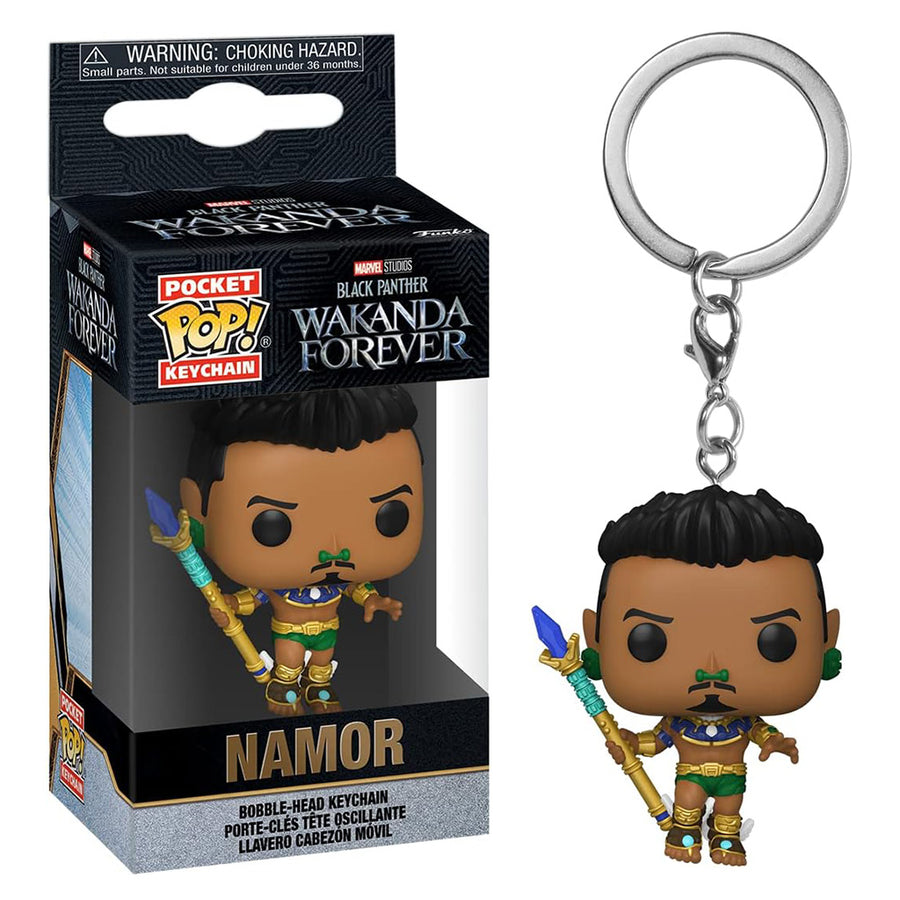 FUNKO POP KEYCHAIN BLACK PANTHER WANDA FOREVER - NAMOR 63934 BRINDE