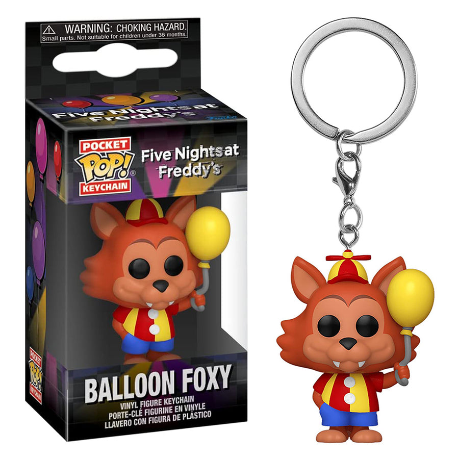 CHAVEIRO FUNKO POP KEYCHAIN FIVE NIGHT'S AT FREDDY'S - BALLON FOXY 67631 BRINDE
