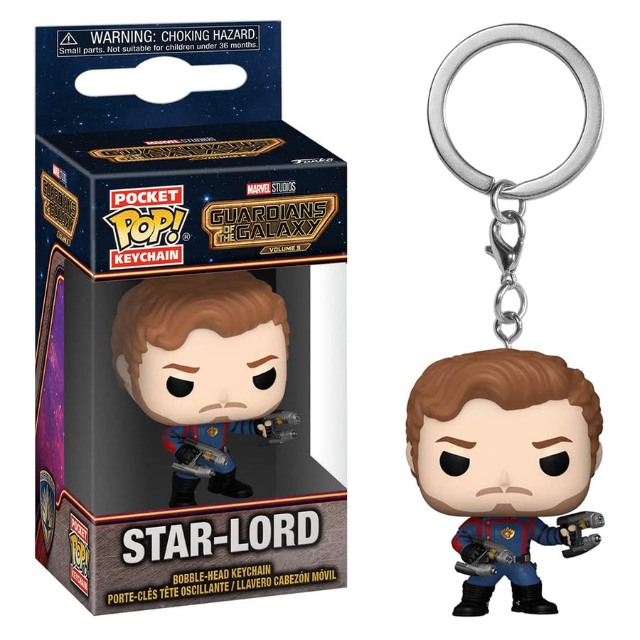 CHAVEIRO FUNKO POP KEYCHAIN GUARDIANS OF THE GALAXY 3 - STAR LORD 67500
