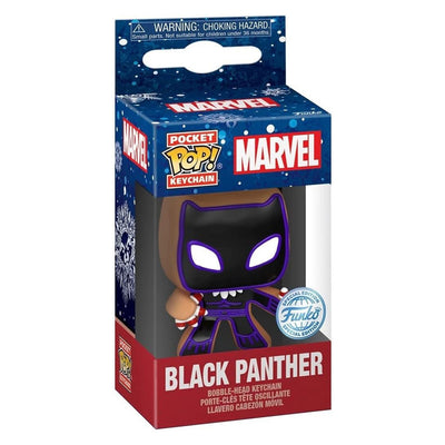 FUNKO POP KEYCHAIN MARVEL HOLIDAY - BLACK PANTHER 57968