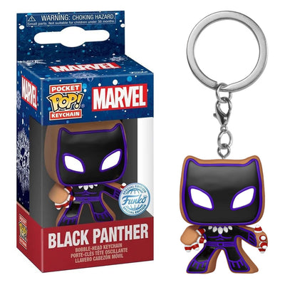 FUNKO POP KEYCHAIN MARVEL HOLIDAY - BLACK PANTHER 57968